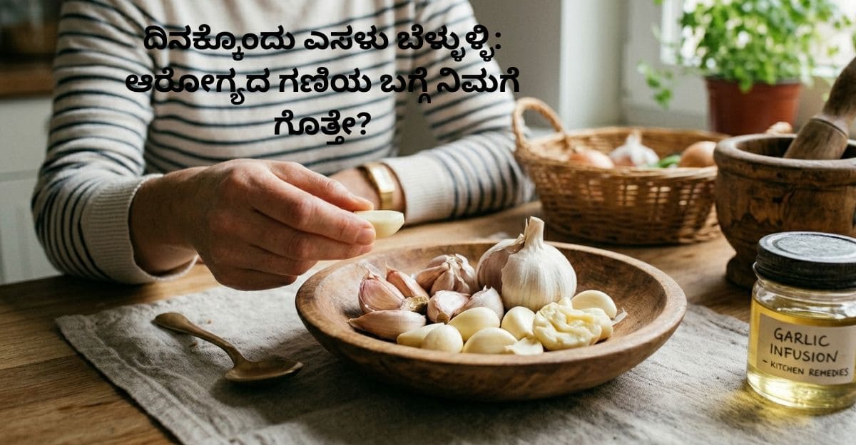Garlic benifits in kannada